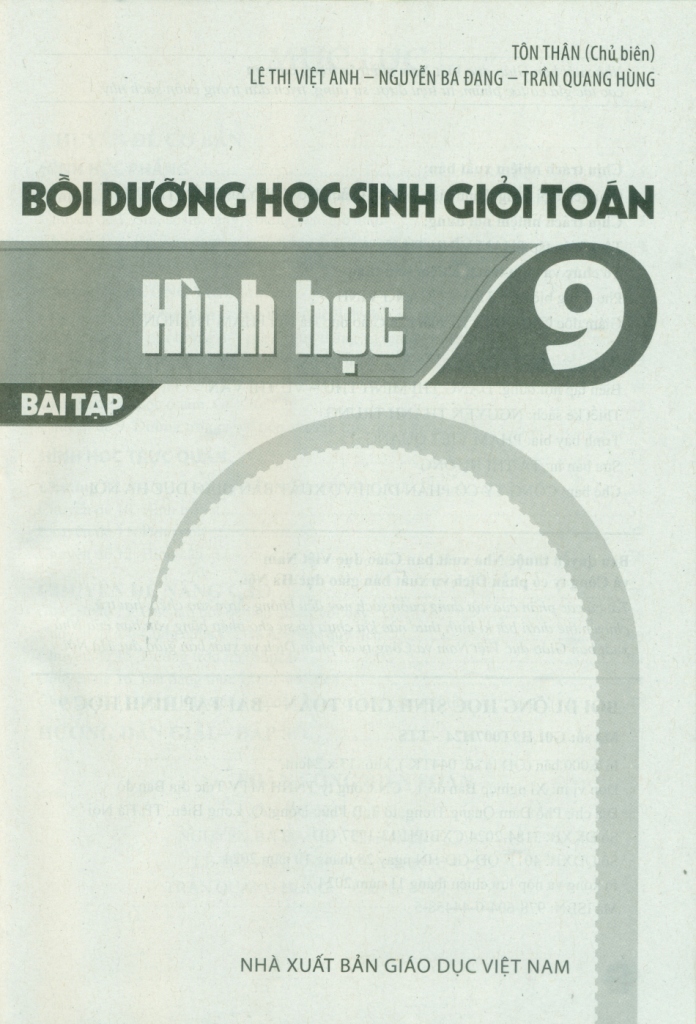 BỒI DƯỠNG HỌC SINH GIỎI TOÁN - BÀI TẬP HÌNH HỌC LỚP 9